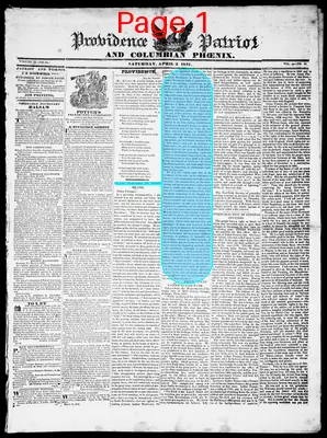 Page thumbnail for Providence Patriot, Columbian Phenix