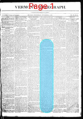 Page thumbnail for Vermont Telegraph