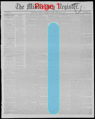 Page thumbnail for The Middlebury Register