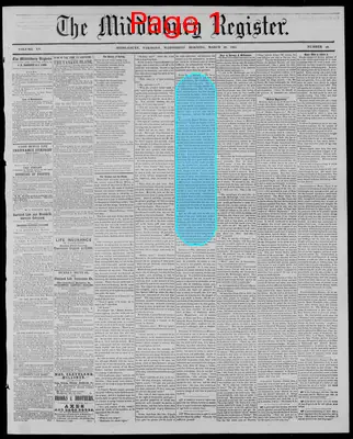 Page thumbnail for The Middlebury Register