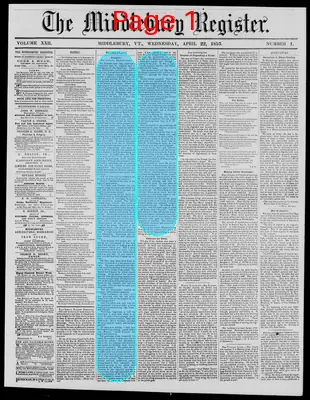 Page thumbnail for The Middlebury Register