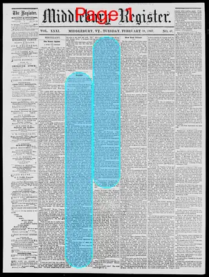 Page thumbnail for The Middlebury Register