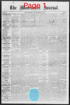 Page thumbnail for The Manchester Journal