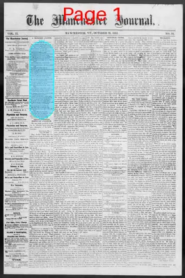 Page thumbnail for The Manchester Journal
