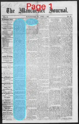 Page thumbnail for The Manchester Journal
