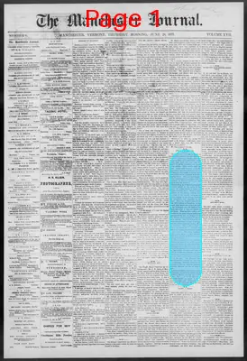 Page thumbnail for The Manchester Journal