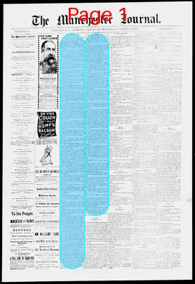 Page thumbnail for The Manchester Journal
