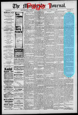 Page thumbnail for The Manchester Journal