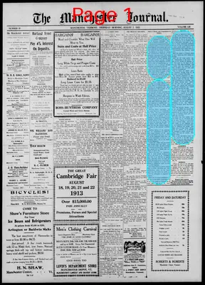 Page thumbnail for The Manchester Journal