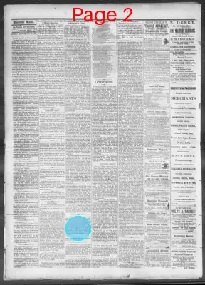 Page thumbnail for The Nashville Daily Union
