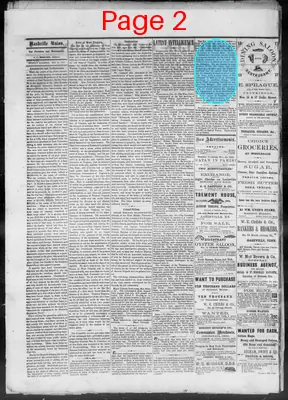 Page thumbnail for The Nashville Daily Union