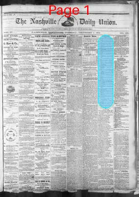 Page thumbnail for The Nashville Daily Union