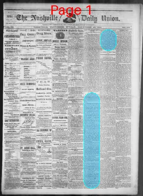 Page thumbnail for The Nashville Daily Union