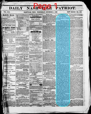 Page thumbnail for Daily Nashville Patriot