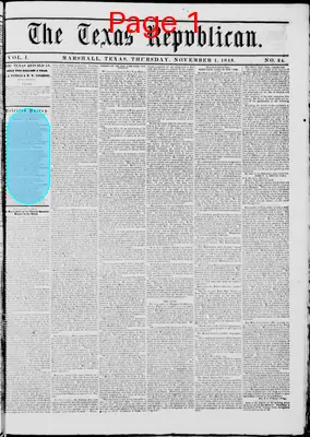 Page thumbnail for The Texas Republican