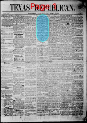 Page thumbnail for The Texas Republican