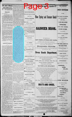Page thumbnail for The Dallas Daily Herald