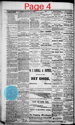 Page thumbnail for The Dallas Daily Herald