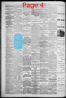 Page thumbnail for The Dallas Daily Herald