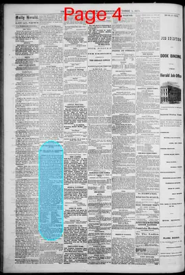 Page thumbnail for The Dallas Daily Herald