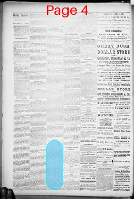 Page thumbnail for The Dallas Daily Herald