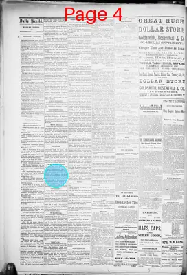 Page thumbnail for The Dallas Daily Herald