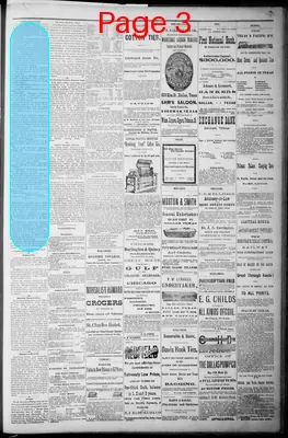 Page thumbnail for The Dallas Daily Herald