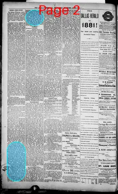 Page thumbnail for The Dallas Daily Herald