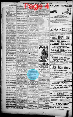 Page thumbnail for The Dallas Daily Herald