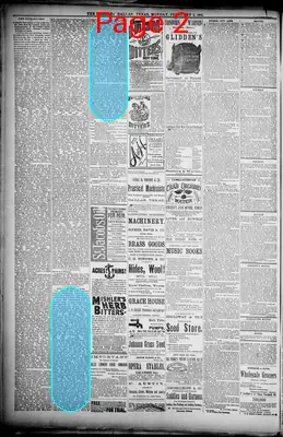 Page thumbnail for The Dallas Daily Herald