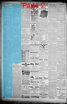 Page thumbnail for The Dallas Daily Herald