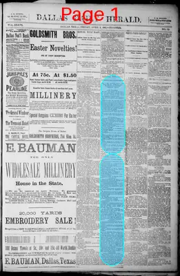 Page thumbnail for The Dallas Daily Herald