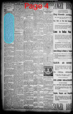 Page thumbnail for The Dallas Daily Herald