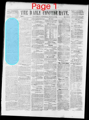 Page thumbnail for The Daily Confederate