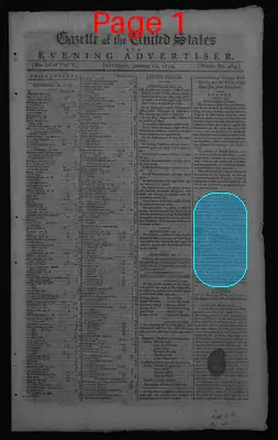 Page thumbnail for Gazette Of The United States & Evening Advertiser