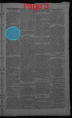Page thumbnail for Gazette Of The United States & Evening Advertiser