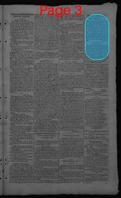 Page thumbnail for Gazette Of The United States & Evening Advertiser