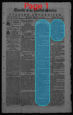Page thumbnail for Gazette Of The United States & Evening Advertiser