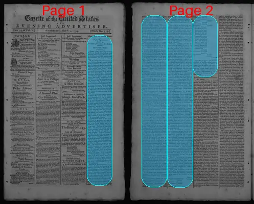 Page thumbnail for Gazette Of The United States & Evening Advertiser