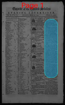Page thumbnail for Gazette Of The United States & Evening Advertiser