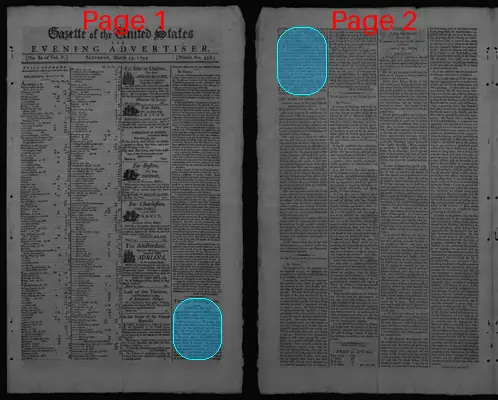 Page thumbnail for Gazette Of The United States & Evening Advertiser