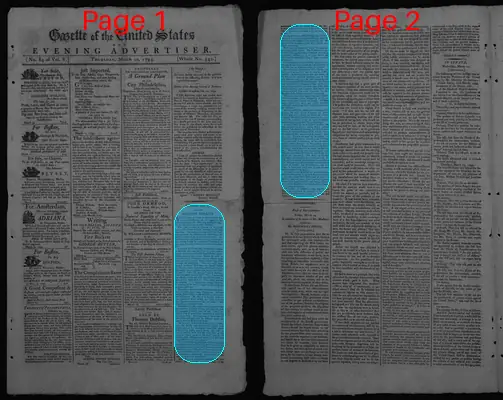 Page thumbnail for Gazette Of The United States & Evening Advertiser