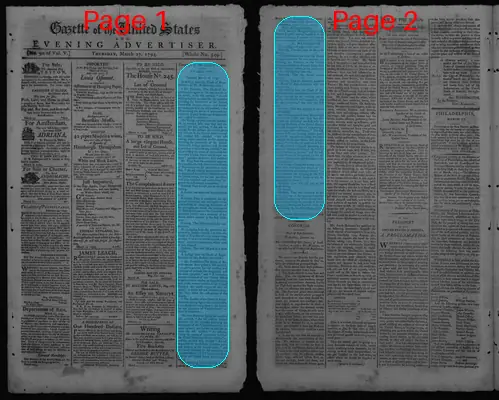 Page thumbnail for Gazette Of The United States & Evening Advertiser