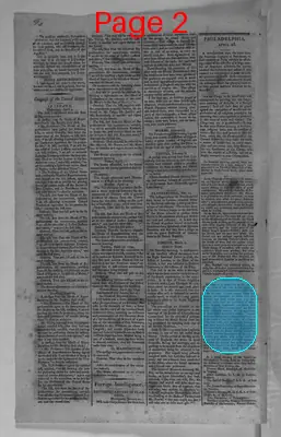 Page thumbnail for Gazette Of The United States & Evening Advertiser