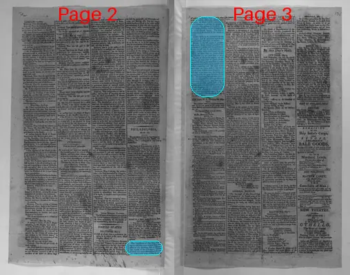 Page thumbnail for Gazette Of The United States & Evening Advertiser