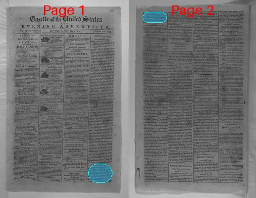 Page thumbnail for Gazette Of The United States & Evening Advertiser