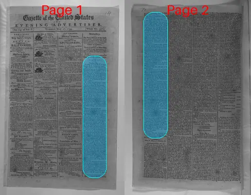 Page thumbnail for Gazette Of The United States & Evening Advertiser