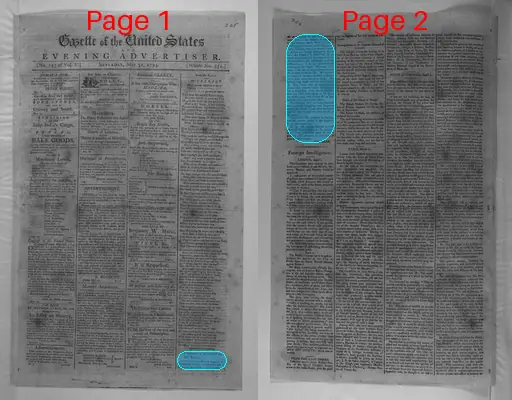 Page thumbnail for Gazette Of The United States & Evening Advertiser