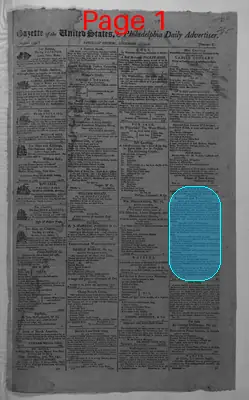 Page thumbnail for Gazette Of The United States, & Philadelphia Daily Advertiser