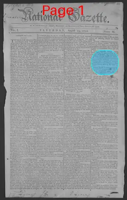 Page thumbnail for National Gazette